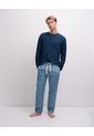 Pantalón De Pijama Algodón Estampado Hombre Azul de PUNTO BLANCO
