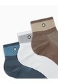 Medias Deportivas Hombre Tobillera Microfibra Pack X3 Surtido de PUNTO BLANCO