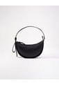 Bolso Media Luna Negro Mujer de PUNTO BLANCO