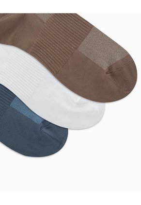 Medias Deportivas Hombre Tobillera Microfibra Pack X3 Surtido