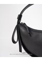 Bolso Media Luna Negro Mujer de PUNTO BLANCO