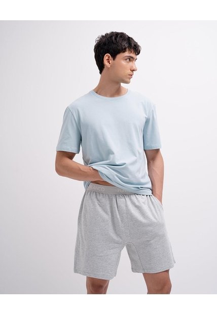 Bermuda Regular Algodón Gris Hombre Gris