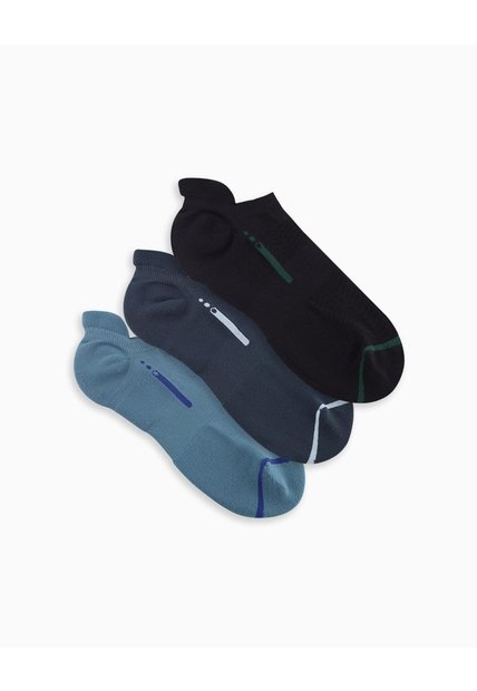 Medias Deportivas Hombre Tobillera Corta Algodón Pack X3 Surtido