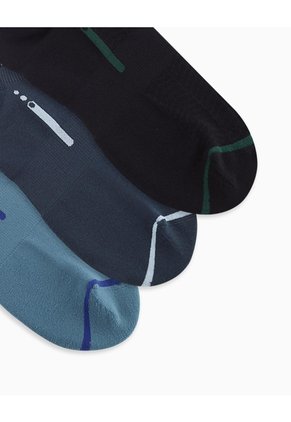 Medias Deportivas Hombre Tobillera Corta Algodón Pack X3 Surtido