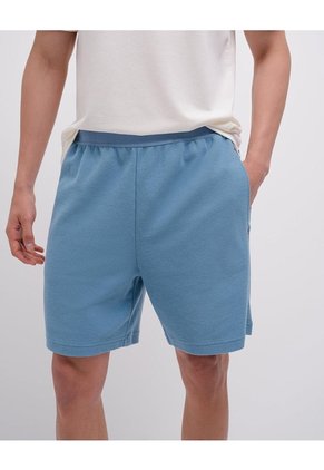 Bermuda Regular Fit Azul Azul