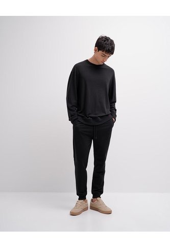 Jogger Confort Regular Negro Hombre Negro PUNTO BLANCO