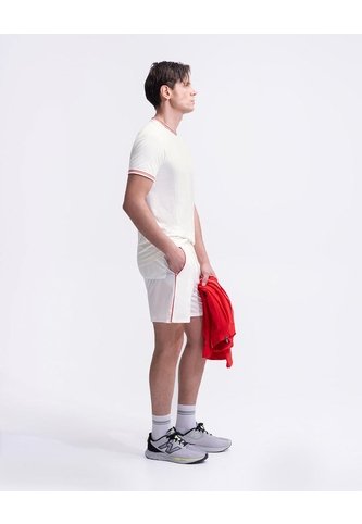 Pantaloneta Deportiva Con Malla Interna Blanco Hombre Blanco PUNTO BLANCO