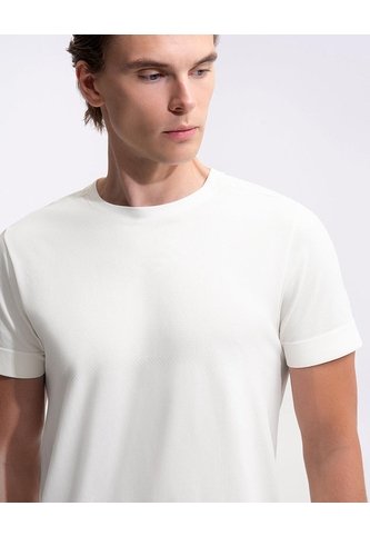 Camiseta Deportiva Slim Antibacterial Blanca Hombre Blanco PUNTO BLANCO