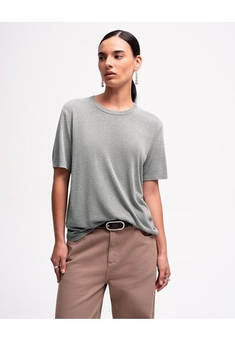 Camiseta Regular Gris Mujer Gris PUNTO BLANCO