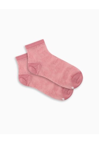 Medias Mujer Tobilleras Transparencia Rosadas PUNTO BLANCO