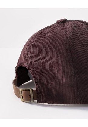 Gorra Ajuste Con Hebilla Café