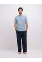 Camiseta + Pantalón De Pijama Algodón Surtida Hombre Multicolor de PUNTO BLANCO