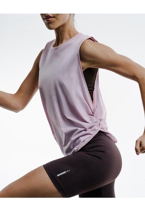 Camiseta Esqueleto Deportiva Secado Rápido Rosada Mujer Rosa