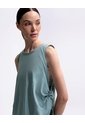 Camiseta Esqueleto Deportiva Secado Rápido Verde Mujer Gris de PUNTO BLANCO