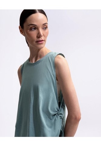 Camiseta Esqueleto Deportiva Secado Rápido Verde Mujer Gris PUNTO BLANCO