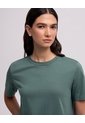 Camiseta Regular Manga Corta Verde Mujer Verde de PUNTO BLANCO