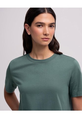 Camiseta Regular Manga Corta Verde Mujer Verde PUNTO BLANCO