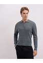 Suéter Regular Tejido De Punto Gris Hombre Gris de PUNTO BLANCO