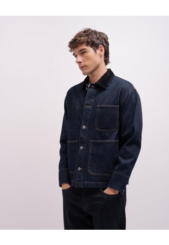 Chaqueta Regular Denim Oscuro Hombre Azul Oscuro PUNTO BLANCO