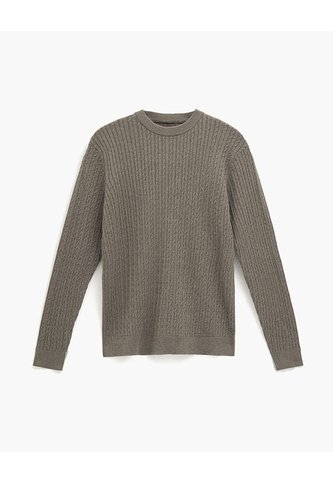 Suéter Tejido Regular Algodón Café Hombre Cafe PUNTO BLANCO