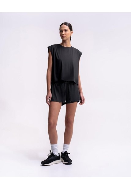Short Deportivo Ciclista Interno Negra Mujer Negro