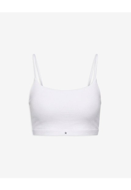 Top Soporte Alto Seamless Blanco Blanco