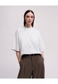 Camiseta Confort Oversize Gris Mujer Gris de PUNTO BLANCO