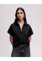 Chaleco Confort Regular Negro Mujer Negro de PUNTO BLANCO