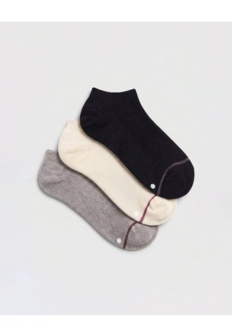 Medias Casuales Mujer Tobillera Corta X3unds Surtido PUNTO BLANCO