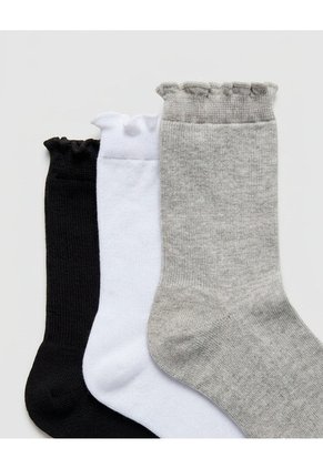 Medias Casuales Cortas X3unds Mujer