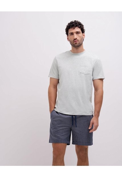 Camiseta + Bermuda De Pijama Surtida Hombre Multicolor