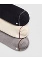 Medias Casuales Mujer Tobillera Corta X3unds Surtido de PUNTO BLANCO