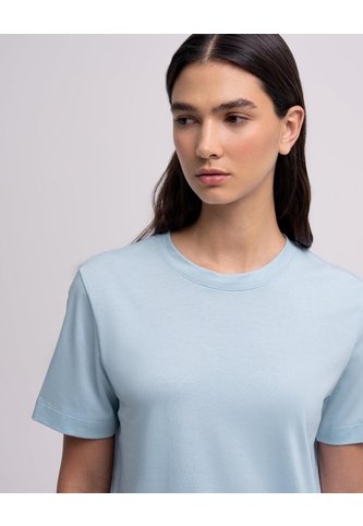 Camiseta Regular Manga Corta Azul Mujer Azul PUNTO BLANCO