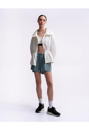 Short Deportivo Ciclista Interno Verde Mujer Gris