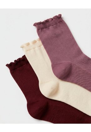 Medias Casuales Cortas X3unds Mujer