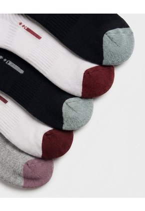 Medias Deportivas Mujer Tobillera Pack X5 Surtido