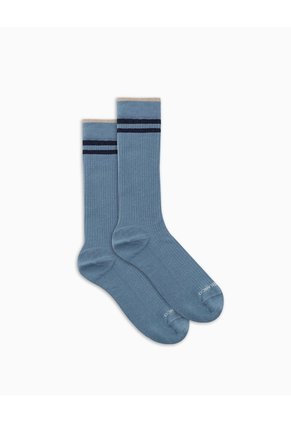 Medias Hombres Largas Azules