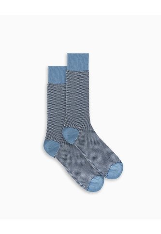 Medias Hombres Largas Azules PUNTO BLANCO
