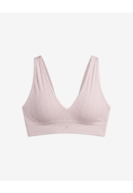 Top Soporte Medio Seamless Rosado Mujer Rosa