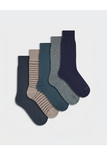 Medias Hombre Largas Pack X5 Surtido