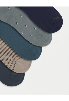 Medias Hombre Largas Pack X5 Surtido