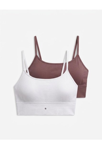 Top Soporte Ligero Seamless X2unds Surtido Multicolor