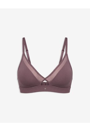 Top Soporte Medio Microfibra Morado Purpura
