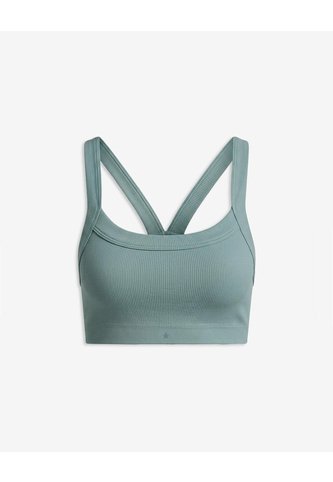 Top Soporte Alto Seamless Verde Verde PUNTO BLANCO