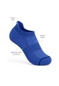 Medias Deportivas Hombre Tobilleras Cortas Acolchadas Azules de PUNTO BLANCO