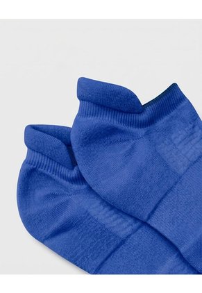 Medias Deportivas Hombre Tobilleras Cortas Acolchadas Azules