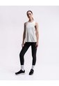Legging Deportivo Tiro Alto Control Humedad Negro Mujer Negro de PUNTO BLANCO