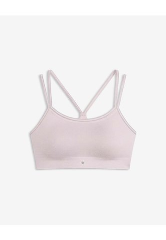Top Soporte Alto Seamless Doble Palo Rosa Rosa Claro PUNTO BLANCO
