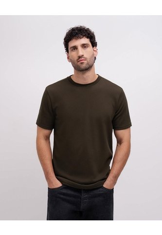Camiseta Confort Algodón Sostenible Café Hombre Cafe PUNTO BLANCO