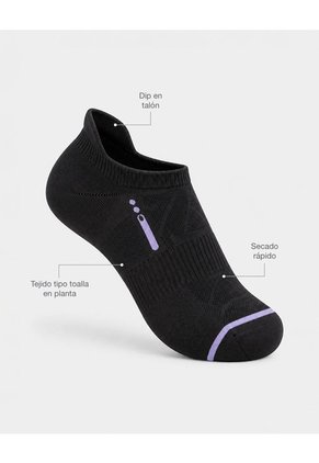 Medias Deportivas Mujer Largas Algodón Pack X3 Surtido